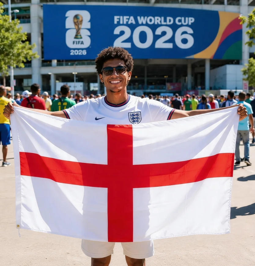 FIFA World Cup 2026 Flag, Brazil Flag, Argentina Flag, England Flag, France Flag, Germany Flag, Portugal Flag, USA Flag, Indoor Outdoor Banner, Supporter Flag