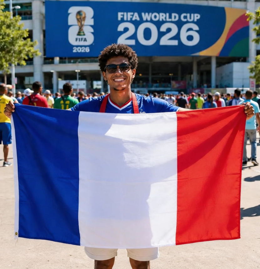 FIFA World Cup 2026 Flag, Brazil Flag, Argentina Flag, England Flag, France Flag, Germany Flag, Portugal Flag, USA Flag, Indoor Outdoor Banner, Supporter Flag