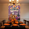 Happy Halloween Garden Flag, Spooky Ghost Pumpkin Yard Flag, Double Sided Outdoor Fall Decor