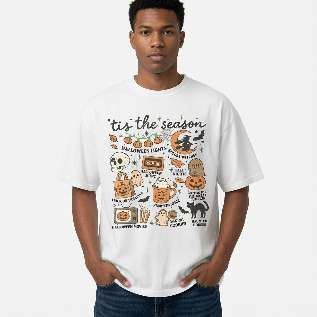 Vintage Halloween Comfort Colors® Shirt, Tis' the Season