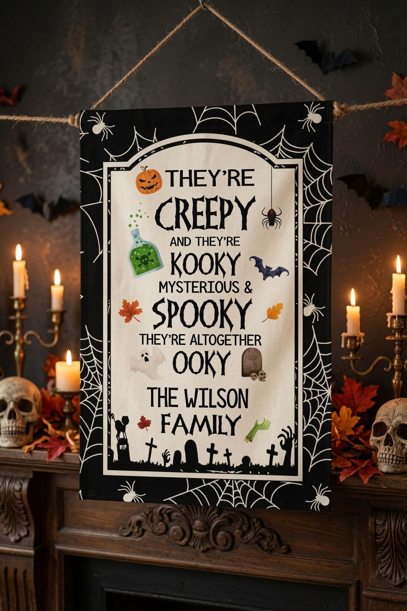 Halloween Garden Flag, Trick Or Treat Garden Flag, Halloween Garden Flag, Halloween Porch Flag, Fall Garden Flag, Halloween Yard Flag