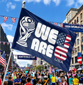 2026 Soccer Fan Flag, WE ARE 26 Flag, Any Country Flag 26, International Football Tournament Fan Gift, World Soccer 2026 Flag